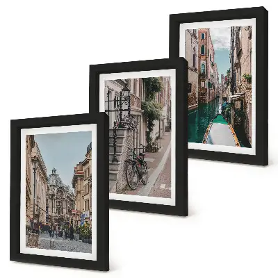 Fototapete venezianische Stadtgassen mit Architektur und Wasser