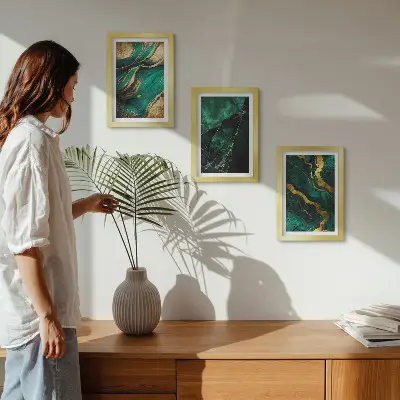 Fototapete mit elegantem abstraktem Steinmuster