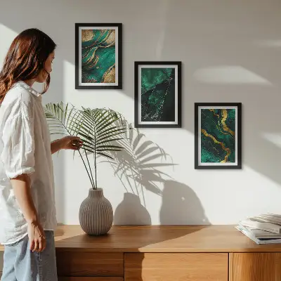 Fototapete mit elegantem abstraktem Steinmuster
