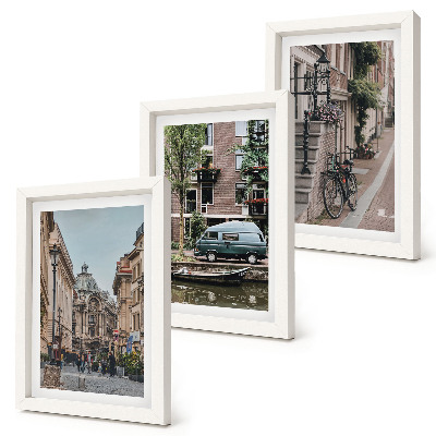 Bilderwand Ruhige Stadtansichten von Gebäuden