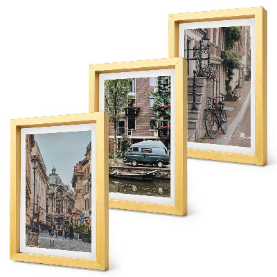 Bilderwand Ruhige Stadtansichten von Gebäuden