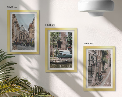 Bilderwand Ruhige Stadtansichten von Gebäuden
