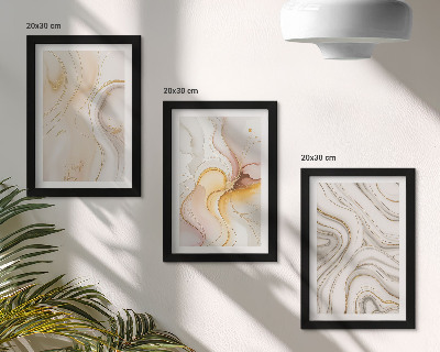 Bilderwand Abstrakte warme Muster, elegante Motive
