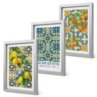 Fotowand Zitronenblüten und Orangen nach italienischer Art