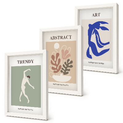 Bilderwand Stilvolle Figuren- und Pflanzenposter von Henri Matisse