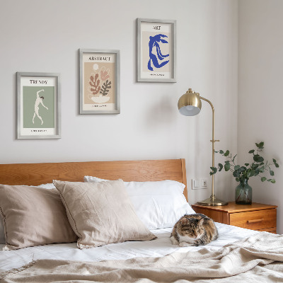 Bilderwand Stilvolle Figuren- und Pflanzenposter von Henri Matisse