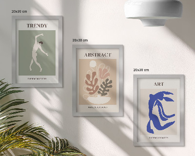 Bilderwand Stilvolle Figuren- und Pflanzenposter von Henri Matisse