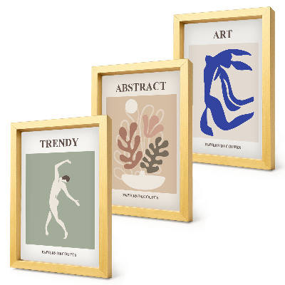Bilderwand Stilvolle Figuren- und Pflanzenposter von Henri Matisse