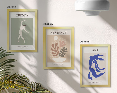 Bilderwand Stilvolle Figuren- und Pflanzenposter von Henri Matisse