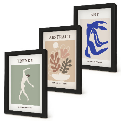 Bilderwand Stilvolle Figuren- und Pflanzenposter von Henri Matisse