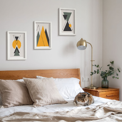 Bilderwand Abstrakte geometrische Formen