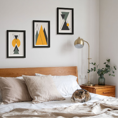Bilderwand Abstrakte geometrische Formen