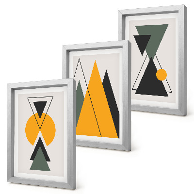 Bilderwand Abstrakte geometrische Formen