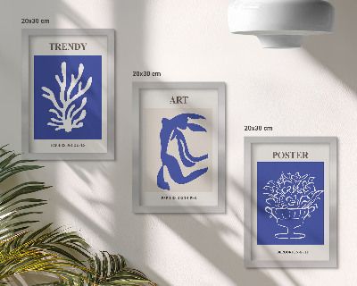 Bilderwand Plakate abstrakter Kunst von Henri Matisse