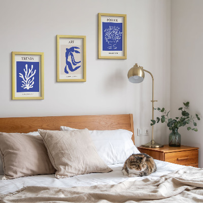 Bilderwand Plakate abstrakter Kunst von Henri Matisse