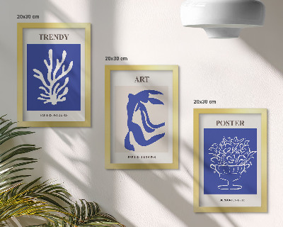 Bilderwand Plakate abstrakter Kunst von Henri Matisse