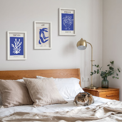 Bilderwand Plakate abstrakter Kunst von Henri Matisse
