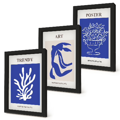 Bilderwand Plakate abstrakter Kunst von Henri Matisse