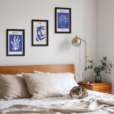 Bilderwand Plakate abstrakter Kunst von Henri Matisse