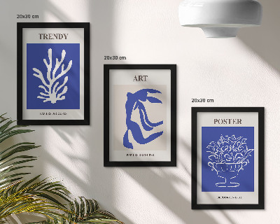 Bilderwand Plakate abstrakter Kunst von Henri Matisse