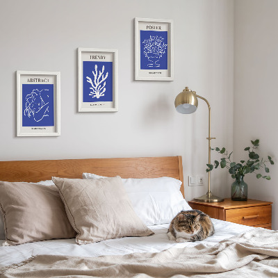 Fotowand Stilvolle blaue Poster von Henri Matisse