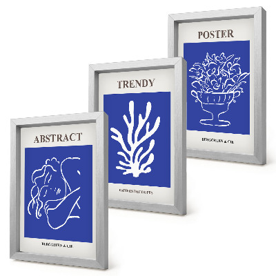 Fotowand Stilvolle blaue Poster von Henri Matisse