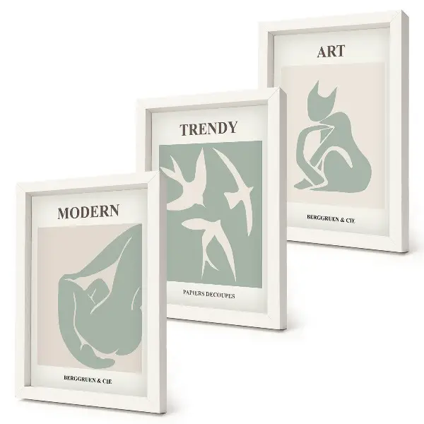 Fotowand Henri Matisse mit abstrakten Figuren in gedeckten Farben