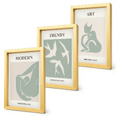 Fotowand Henri Matisse mit abstrakten Figuren in gedeckten Farben