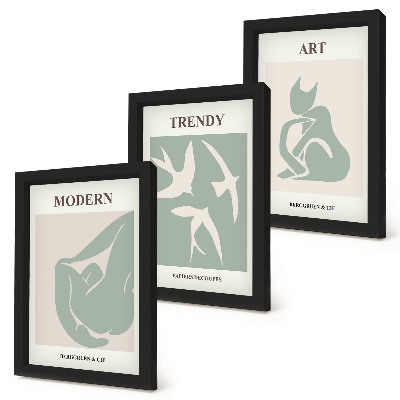 Fotowand Henri Matisse: Abstrakte Figuren in gedeckten Farben