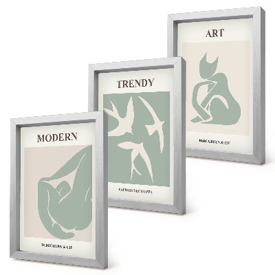 Fotowand Henri Matisse: Abstrakte Figuren in gedeckten Farben