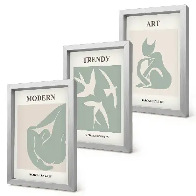 Fotowand Henri Matisse mit abstrakten Figuren in gedeckten Farben