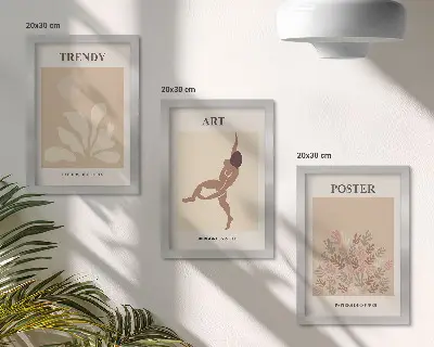 Bilderwand mit abstrakten Formen und Figuren von Henri Matisse