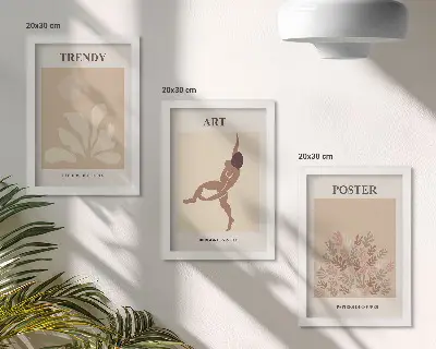 Bilderwand mit abstrakten Formen und Figuren von Henri Matisse