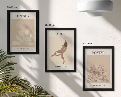 Bilderwand mit abstrakten Formen und Figuren von Henri Matisse