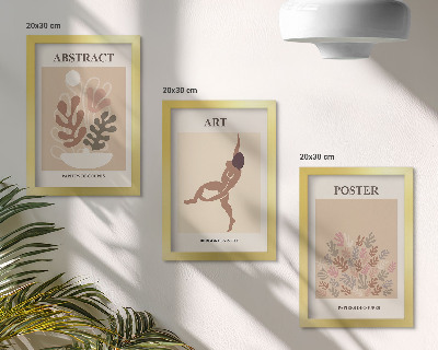 Bilderwand Stilvolle abstrakte Kompositionen von Henri Matisse