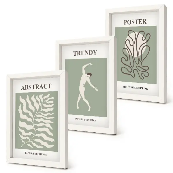 Fotowand mit Pflanzenmuster in Grüntönen von Henri Matisse