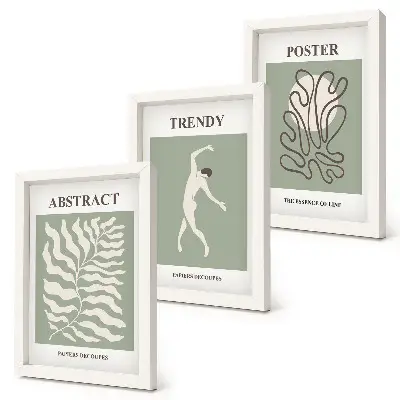 Fotowand mit Pflanzenmuster in Grüntönen von Henri Matisse