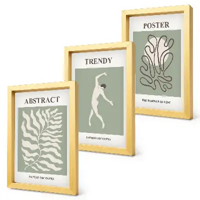 Fotowand mit Pflanzenmuster in Grüntönen von Henri Matisse