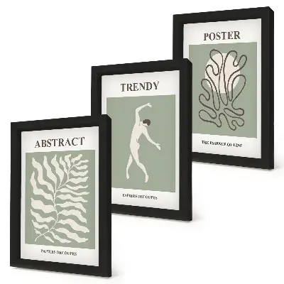 Fotowand mit Pflanzenmuster in Grüntönen von Henri Matisse