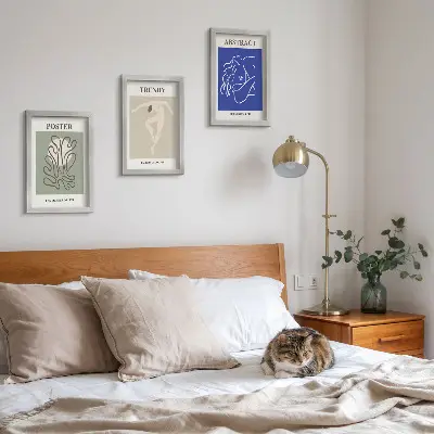 Pastellillustrationen von Henri Matisse als Bilderset mit Rahmen