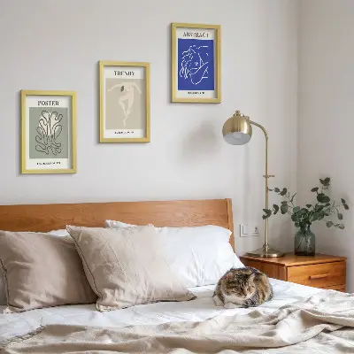 Pastellillustrationen von Henri Matisse als Bilderset mit Rahmen
