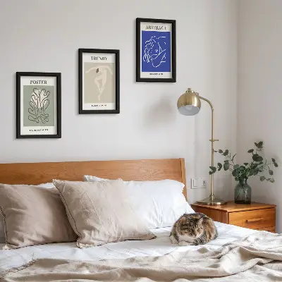 Pastellillustrationen von Henri Matisse als Bilderset mit Rahmen