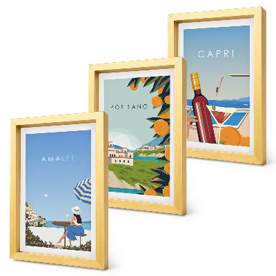 Fotowand Urlaubsansichten von Amalfi, Positano und Capri