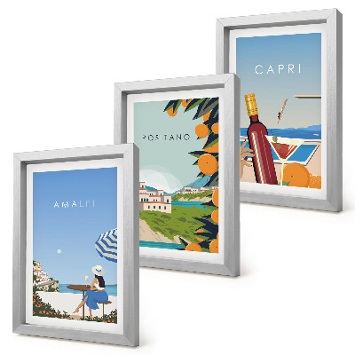 Fotowand Urlaubsansichten von Amalfi, Positano und Capri