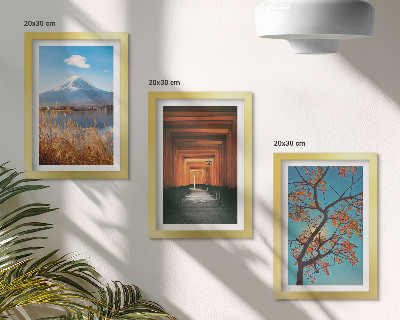 Bilderwand Japanische Landschaften, Natur und Architektur Asiens