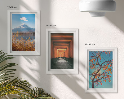 Bilderwand Japanische Landschaften, Natur und Architektur Asiens