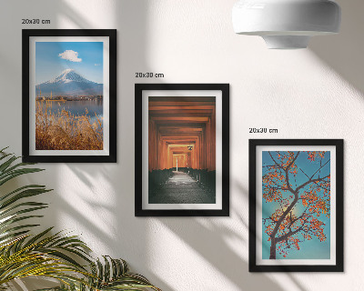 Bilderwand Japanische Landschaften, Natur und Architektur Asiens