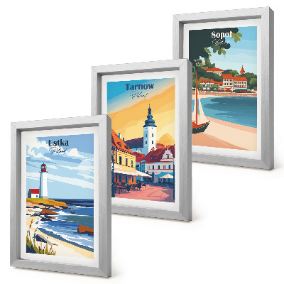 Bilderwand Ansichten der polnischen Städte Ustka Tarnów Sopot