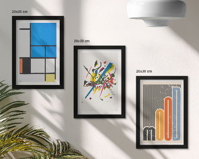 Fotowand Abstrakte, moderne Kompositionen mit geometrischen Formen