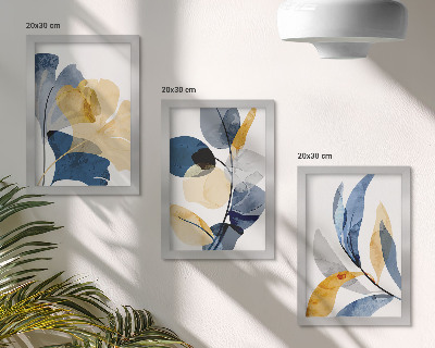 Fotowand Pflanzenmotive im Aquarellstil